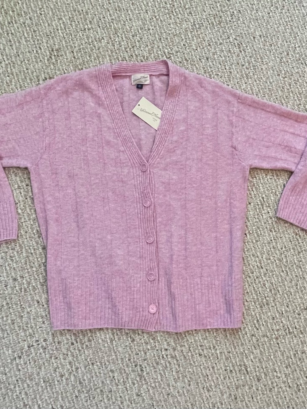 Universal Thread Light Pink V-Neck Button Cardigan